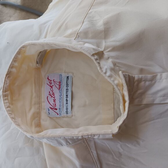 sz 6 Nantucket True Vintage 1950's Cotton Button-Up Collared Sailing Yacht Club - Picture 3 of 10